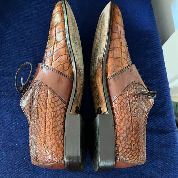 Stacy Adams Men’s Genuine Snakeskin Leather Upper Lace Up main image 2